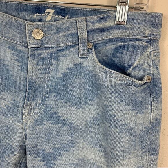SALE 🔥7 for all Mankind Aztec jeans size 28 - Picture 5 of 13
